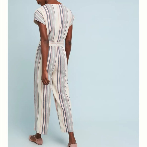 Anthropologie Dolan Left Coast Millie Striped Jumpsuit - Picture 9 of 11
